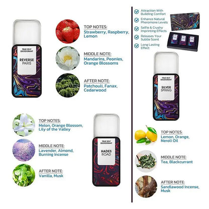 Hommelure Fheromotherapy Solid Perfume Set for Men Natural Long Lasting Hommelure Feromone Solid Perfume women original perfumes