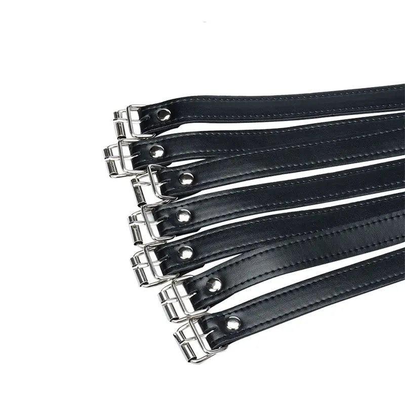 Juegos de bondage para cama BDSM, juguetes eróticos para mujeres y parejas, esposas para piernas abiertas, esposas para tobillos, juguetes y accesorios de sujeción.