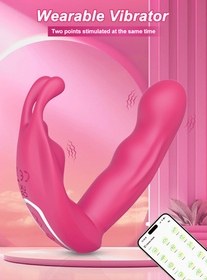 Vibrador vaginal con control por Bluetooth para masturbación femenina, estimulador de clítoris, vibrador portátil, productos eróticos para adultos.