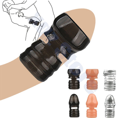 Juguetes sexuales para hombres que retrasan la eyaculación, alargan el pene, fortalecen el pene, anillo de amor sin vibrador, tienda erótica.