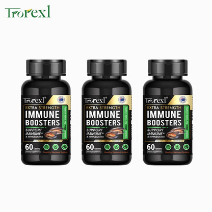 Testosteron-Booster für Männer, Potenzmittel, Steigerung von Energie und Ausdauer, Nahrungsergänzungsmittel für Muskelwachstum, Austern-Maca-Ginseng