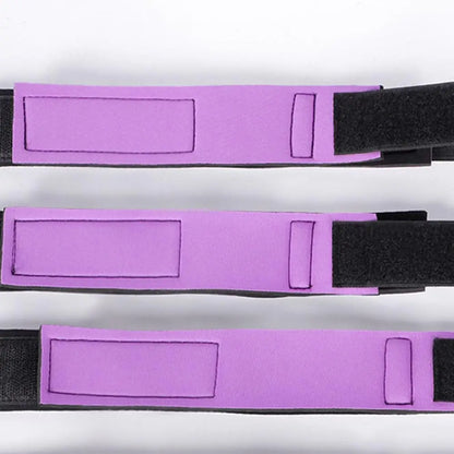 Juego de bondage BDSM para adultos, esposas, collar, muñeca, mordaza, correa, fetiche, SM, juguete sexual para mujeres y parejas, sin vibrador