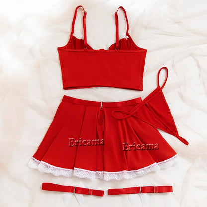 Sexy Dessous Erotische Unterwäsche Set Transparent Porno Spitze Sexy BH Und Höschen Strumpfband Set Dessous Sexy Hot Erotische Nachtwäsche