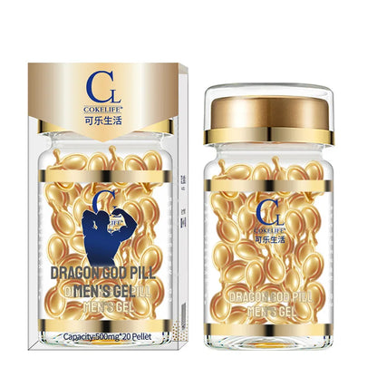 20 Kapseln zur Verzögerung der männlichen Sexualität, Kapsel zur Verzögerung der sexuellen Luststeigerung, für Erwachsene, zur äußerlichen Anwendung, Gleitgel für Männer