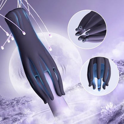 Masturbador masculino vibrador, vibrador para glande, masajeador eléctrico de pene, ejercitador retardante, estimulador de vibraciones, juguetes sexuales para adultos.