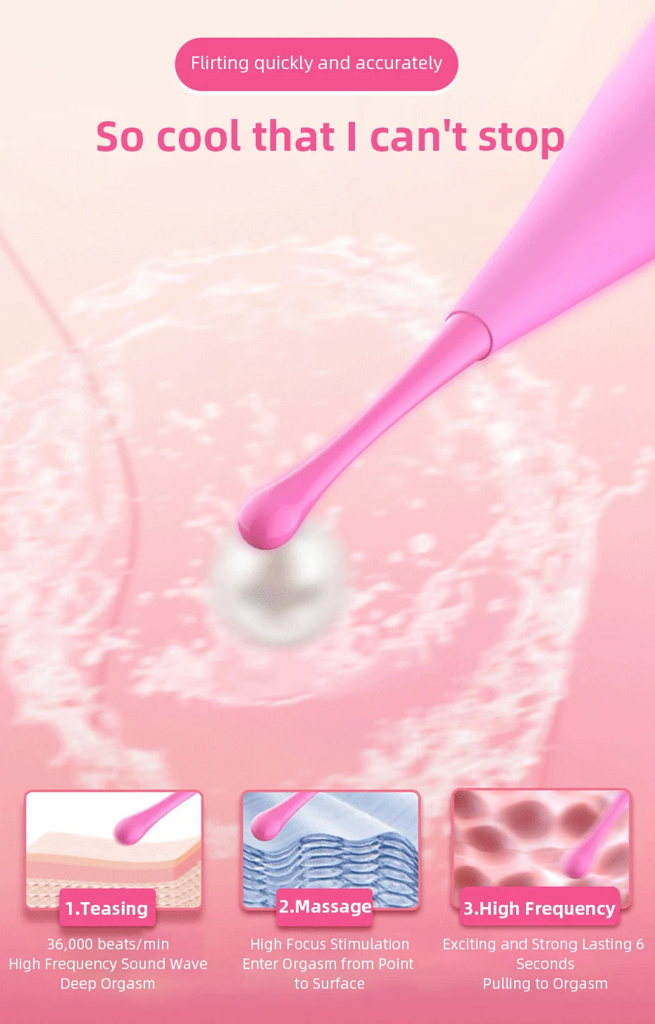 Vibrator 3 Köpfe 7 Frequenz Nippel Vagina Massager G-Punkt Klitoris Vergnügen Orgasmus Stimulator Sex Spielzeug für Frauen