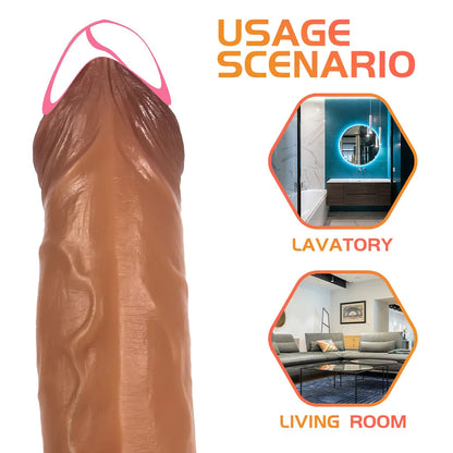 Dildos con chorros, eyaculación a través del escroto, pene con chorros, pene realista, orgasmos vaginales femeninos.