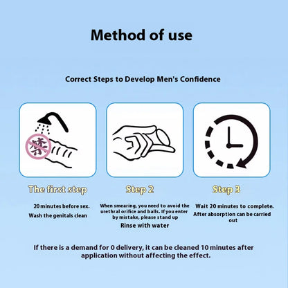 20 Kapseln zur Verzögerung der männlichen Sexualität, Kapsel zur Verzögerung der sexuellen Luststeigerung, für Erwachsene, zur äußerlichen Anwendung, Gleitgel für Männer