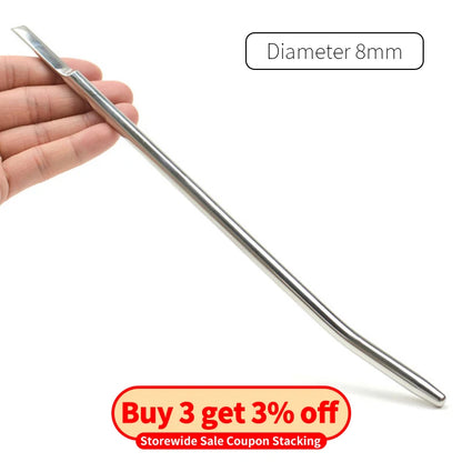 Juguetes sexuales para adultos para hombres, dilatadores de pene, catéteres de acero inoxidable con cabeza lisa, dilatadores uretrales.