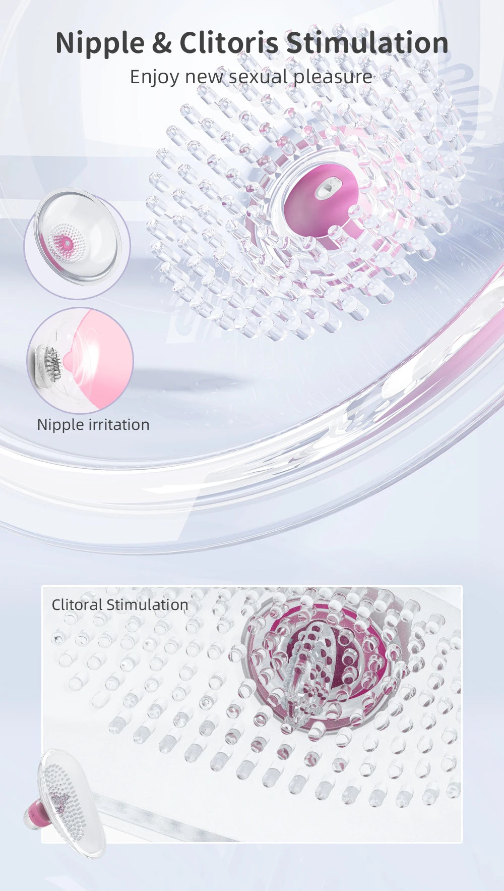 Sexspielzeug Klitoris Nippel Vibrator Massagegerät Masturbationswerkzeuge Frauen Paar Sexspielzeug Sexspiele Vibrator Sucker Lieferungen Für Erwachsene