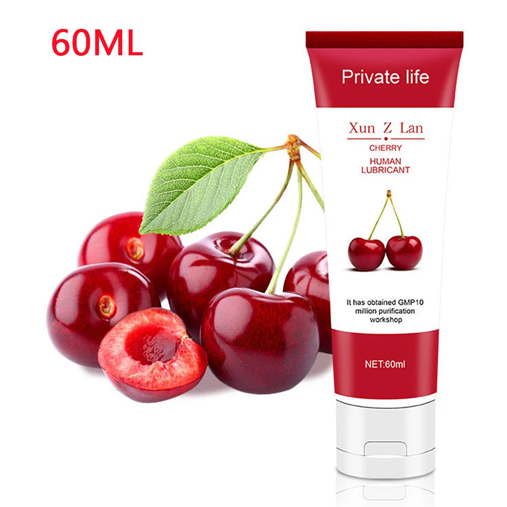 Lubricante con sabor a fruta para sex shop, lubricante vaginal, lubricante a base de agua, lubricante anal gay, lubricante sexual de 80 ml, juguetes sexuales para adultos.