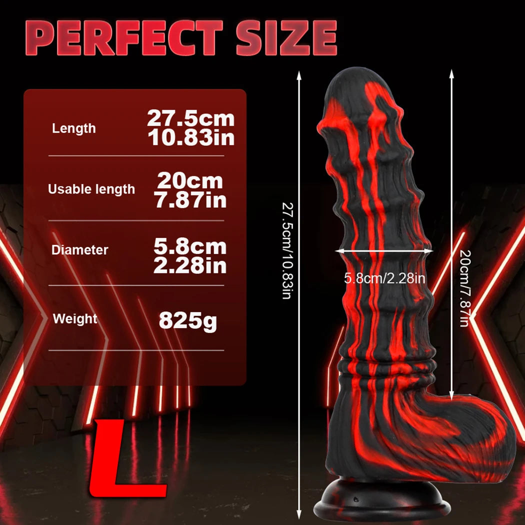 Consolador de silicona con forma de animal, pene grande, monstruo, falo, tapón anal, masturbador femenino, juguetes sexuales para mujeres, productos sexuales, tienda erótica.