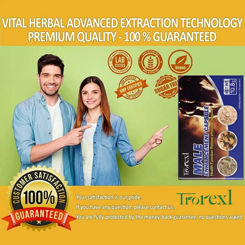 Potente suplemento de Epimedium de alta pureza. Píldora natural orgánica para la erección masculina. Mejora el rendimiento y aumenta el tamaño.