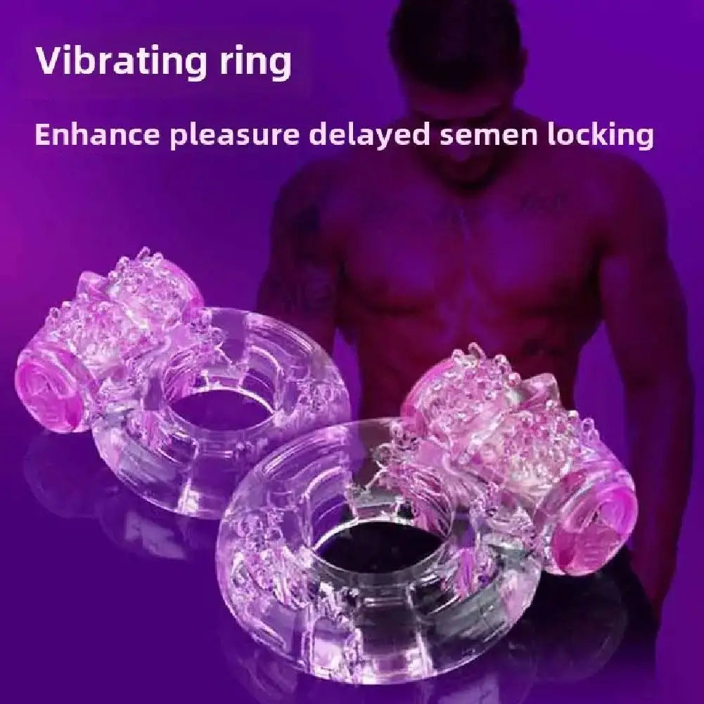 Anillo vibrador para pene, juguete erótico, estimulador de clítoris, anillos vibradores para pene, retardante de la eyaculación, juguetes sexuales para hombres, anillo para pene, juguetes sexuales.