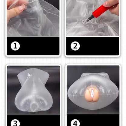 Muñeca sexual inflable de medio cuerpo, vagina, coño, masturbación, palo suave, juguetes sexuales para hombres, masturbación, tienda sexual.
